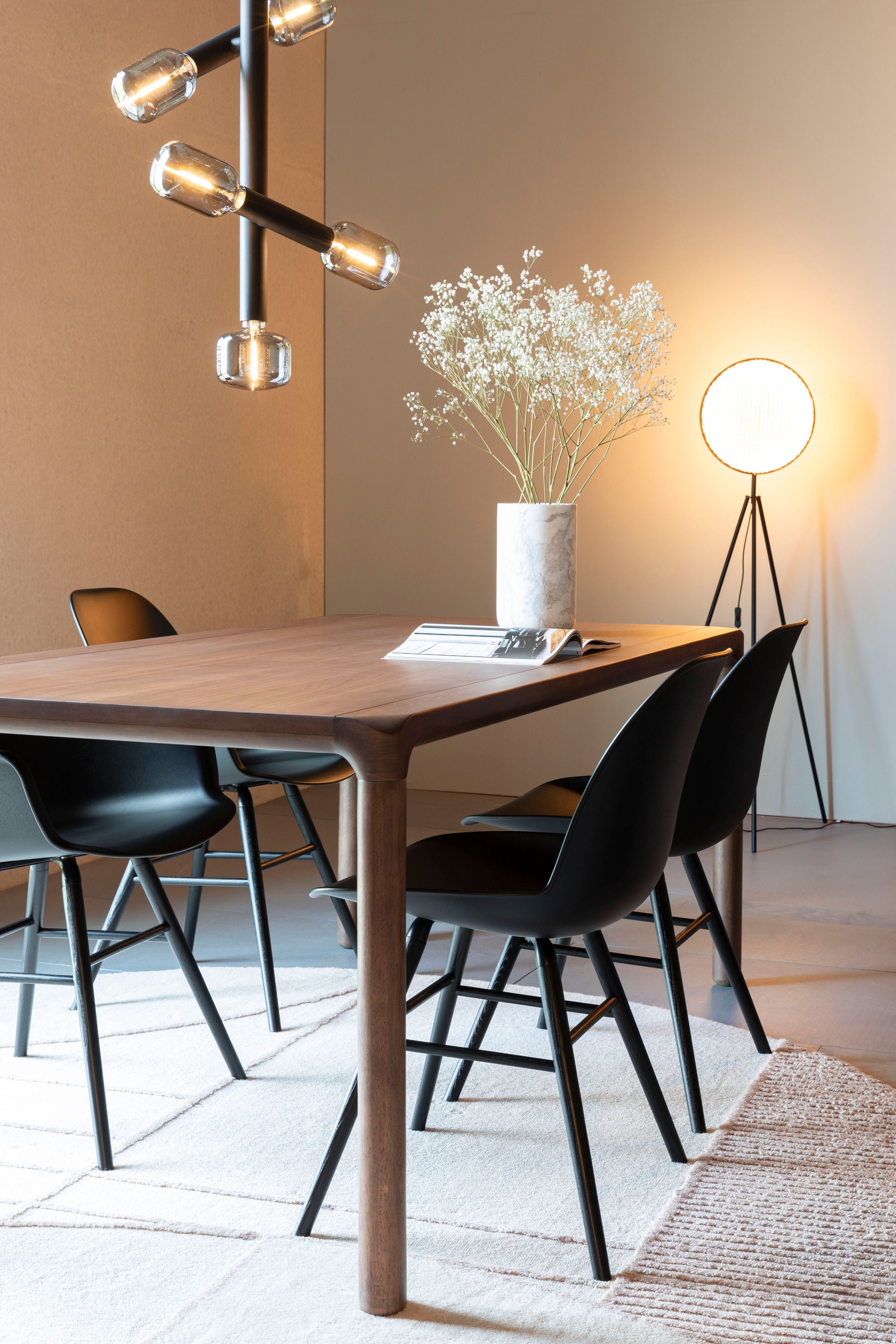 Zuiver Set of 2 Albert Kuip All Black Dining Chair